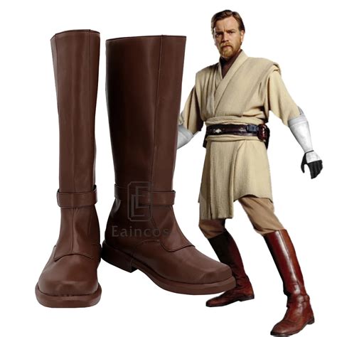 obi wan replica boots|obi wan kenobi cosplay boots.